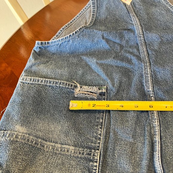 VTG Oshkosh BGosh Overalls Men's 42x30 Bibs Sanforized Union Made Vestbak USA - Picture 9 of 11